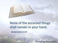 Deuteronomy 13:17
